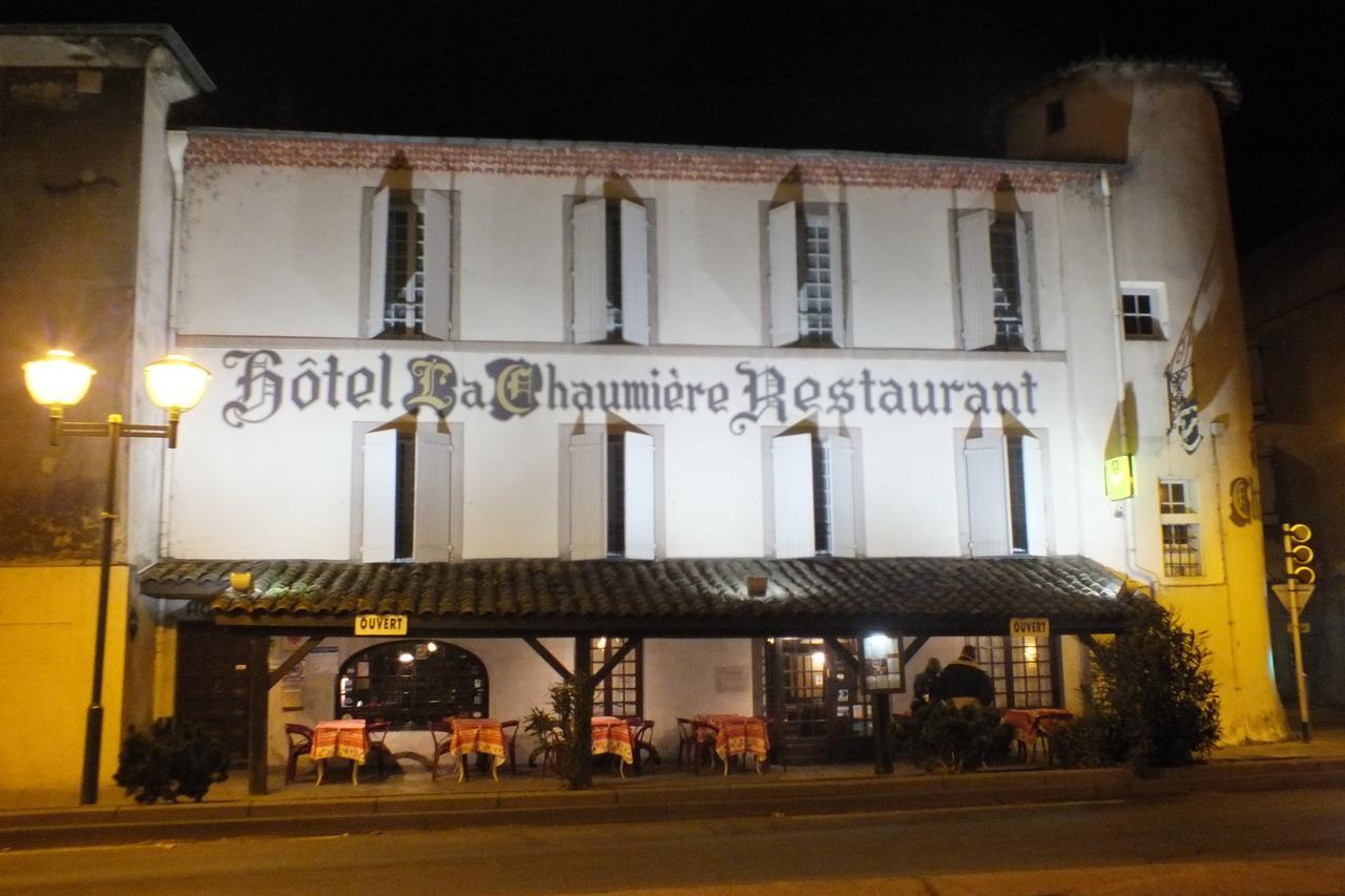 Logis Hotel Restaurant La Chaumiere 罗纳河畔的图尔农 外观 照片